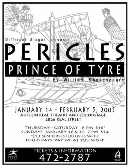 Pericles, Prince of Tyre